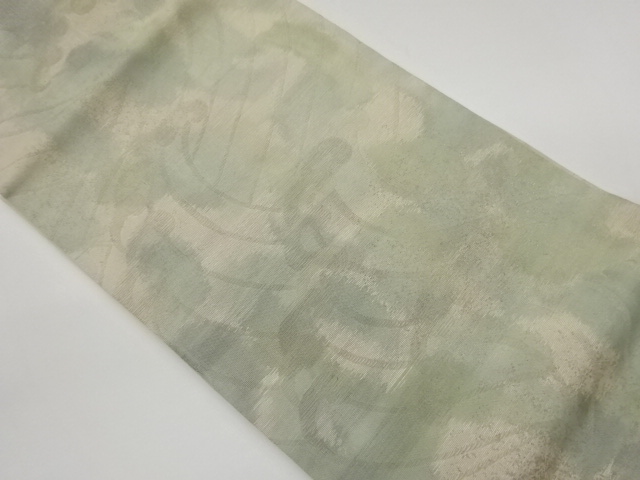 JAPANESE KIMONO / NAGOYA OBI FOR SUMMER / WOVEN ROUGH WAVE 